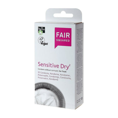 Vegan Condoms Sensitive Dry 10 pack - Fair Squared - Condoms - Eco Natural Products