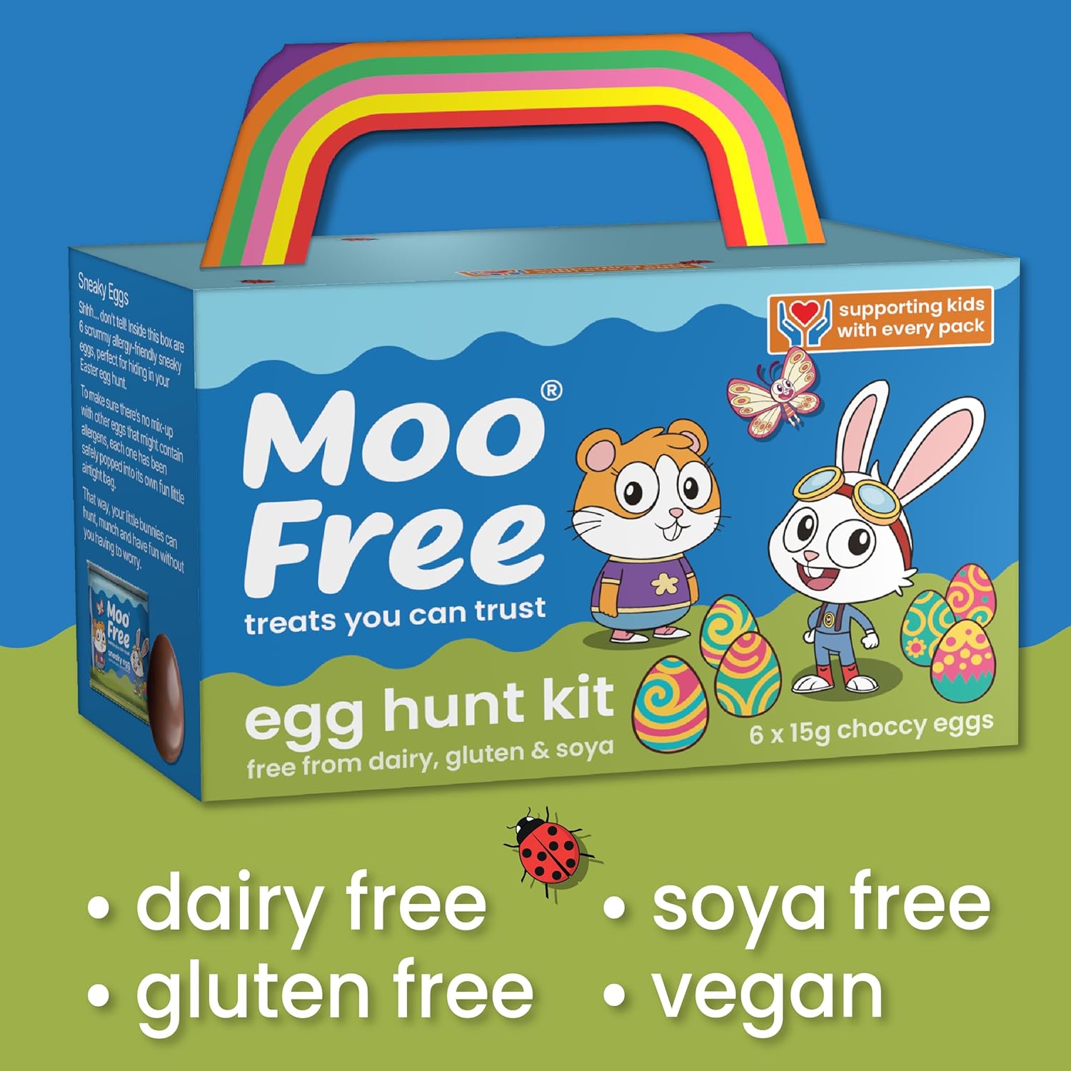 Vegan Easter Egg Hunt Kit 100g - Moo Free - Chocolates - Moo Free