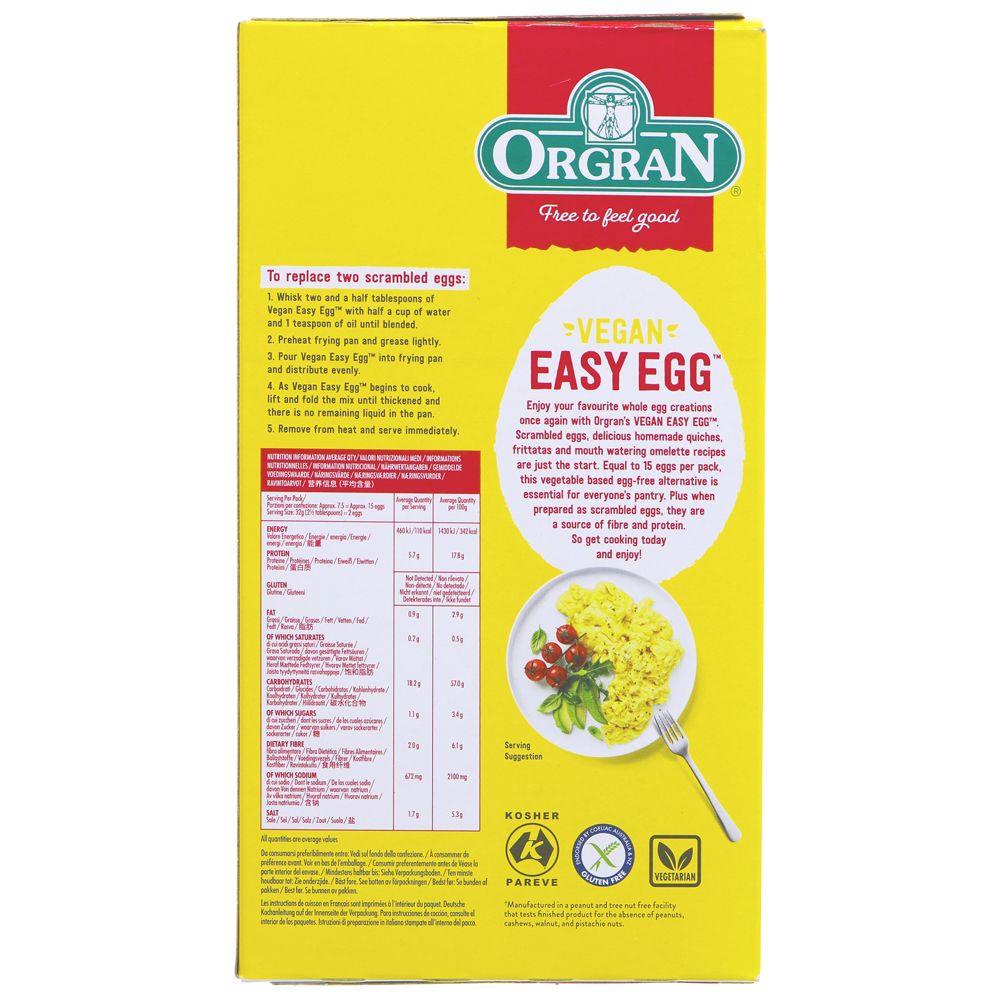 Vegan Easy Egg 250g - Orgran - Egg Replacer - Eco Natural Products