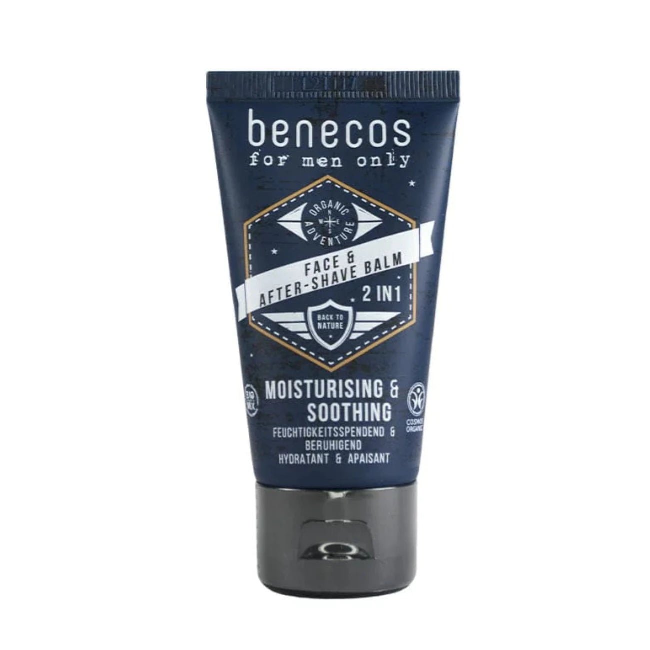 Vegan Face and After Shave Balm 50ml - Benecos - After Shave Balm - Eco Natural Products