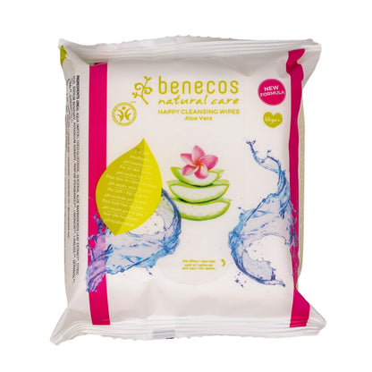Vegan Facial Cleansing Wipes 25 Per Pack - Benecos - Face Wipes - Eco Natural Products