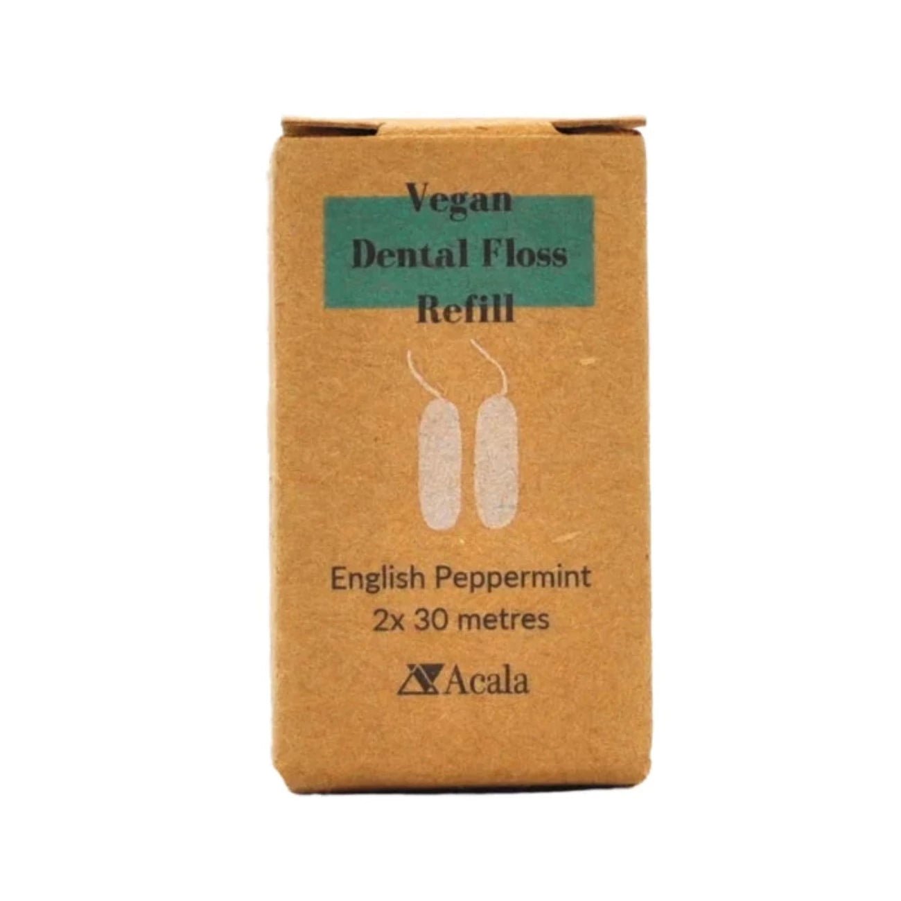 Vegan Floss Refill 2x30m - Acala - Dental floss - Eco Natural Products