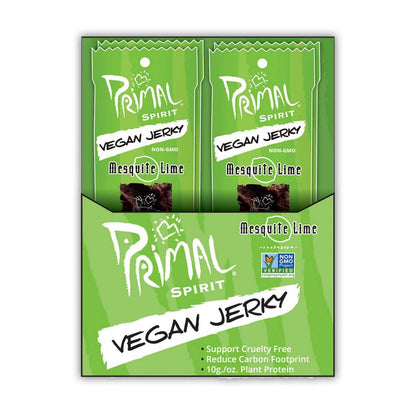 Vegan Jerky Strips Mesquite Lime 28g - Primal Spirit - Snack bar - Eco Natural Products