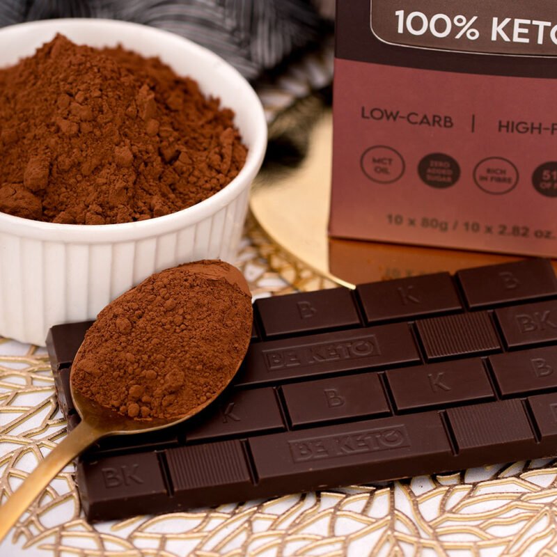 Vegan Keto Chocolate MCT Classic Dark 80g - Be Keto - Chocolate Bar - Be Keto