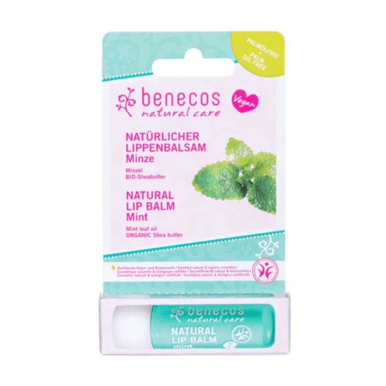 Vegan Lip Balm Mint 4,7g EXP 30.11.2025 - Benecos - Benecos