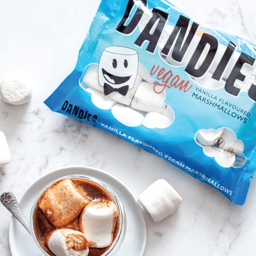 Vegan Marshmallows Vanilla 200g - Dandies - Confectionary - Eco Natural Products