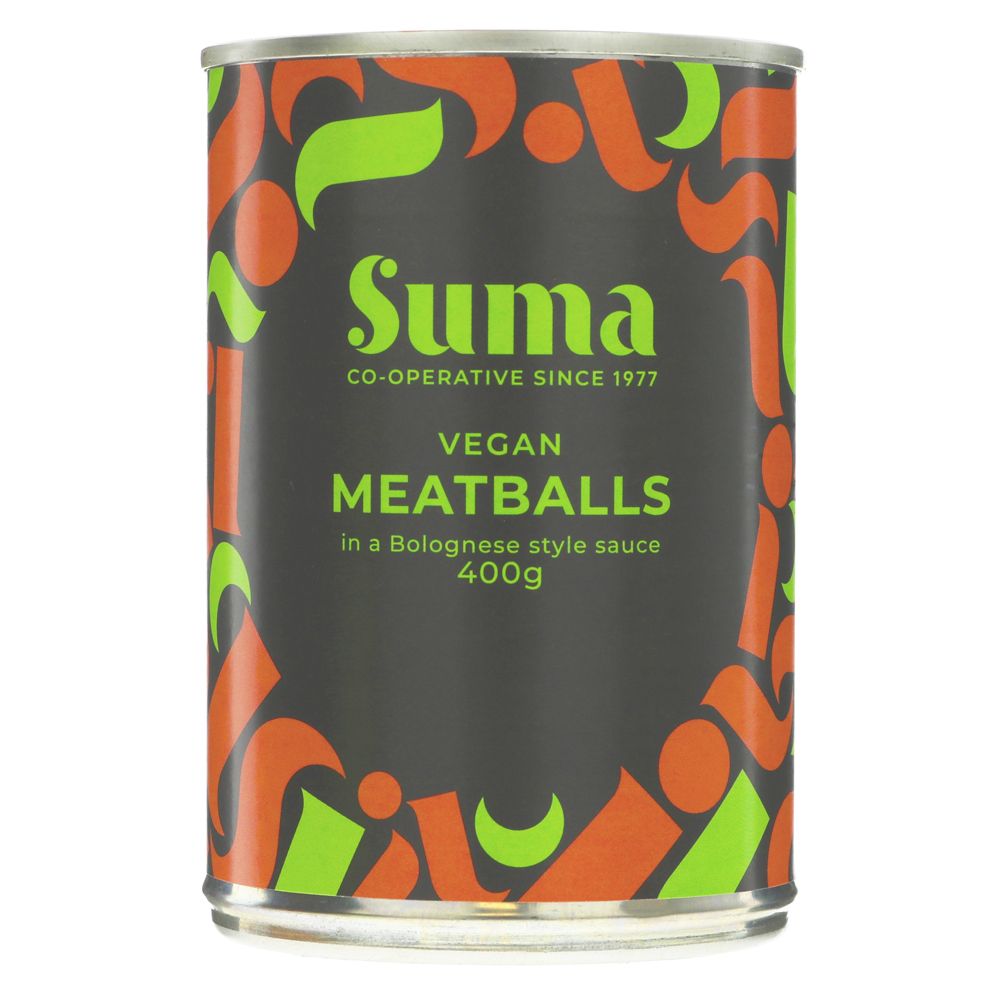 Vegan Meatballs in Bolognese 400g [BLACK FRIDAY] - Eco Natural Products - Suma - Food