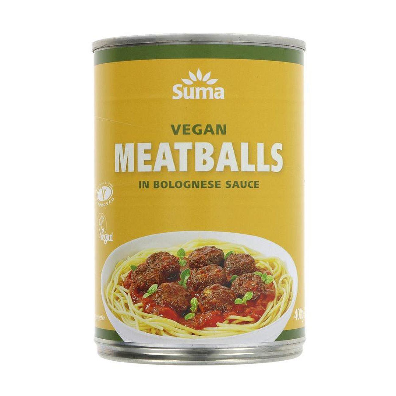 Vegan Meatballs in Bolognese 400g [BLACK FRIDAY] - Eco Natural Products - Suma - Food