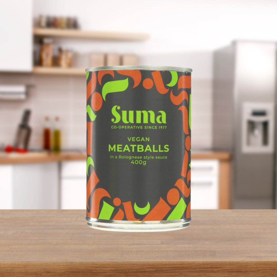 Vegan Meatballs in Bolognese 400g [BLACK FRIDAY] - Eco Natural Products - Suma - Food