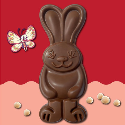 Vegan Milk Chocolate Bar Easter Bunny 32g - Moo Free - Chocolates - Moo Free