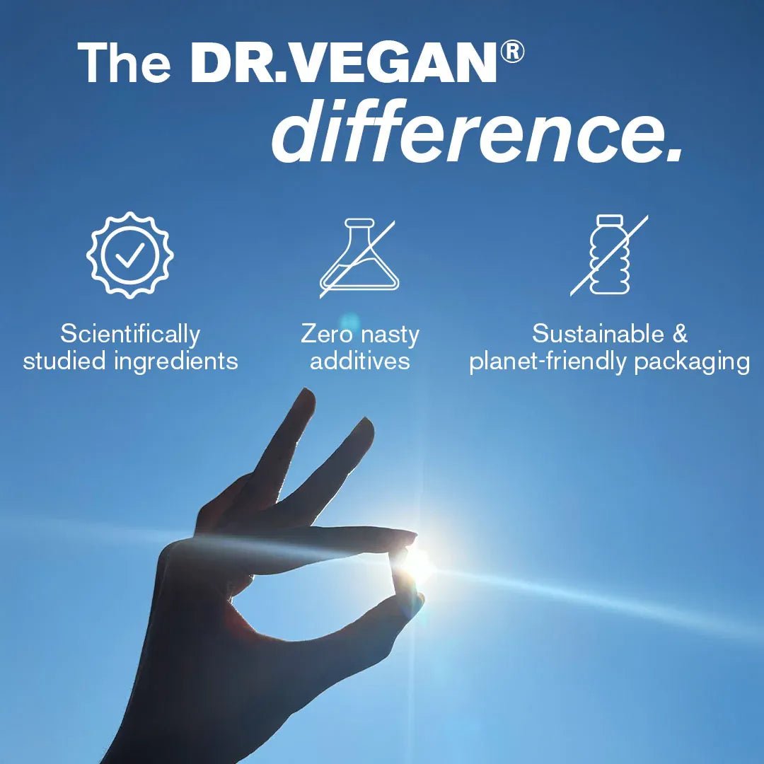 Vegan Omega 3 300mg DHA 60 Softgels - Dr Vegan - Amino Acids - Dr Vegan