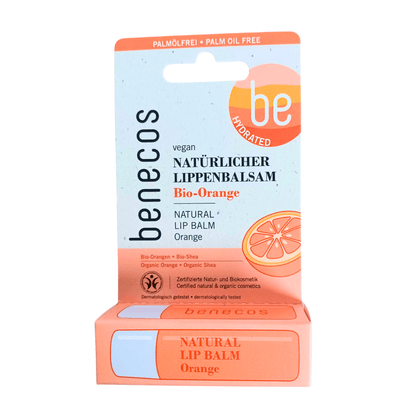 Vegan Orange Lip Balm 4.7g - Benecos - Lip Balms - Benecos