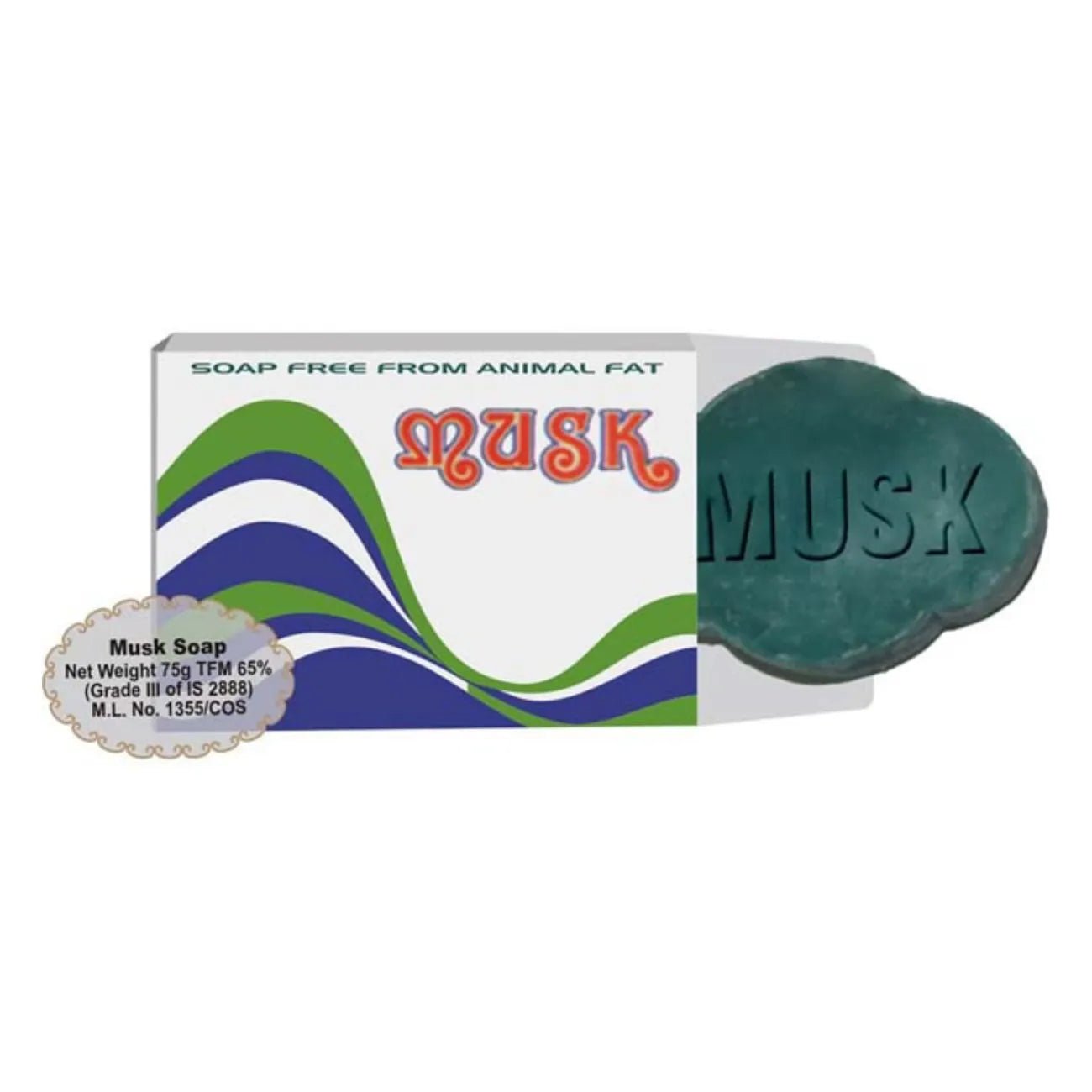 Vegan Soap Musk 75g - The Indian Connection - Bar Soap - The Indian Connection