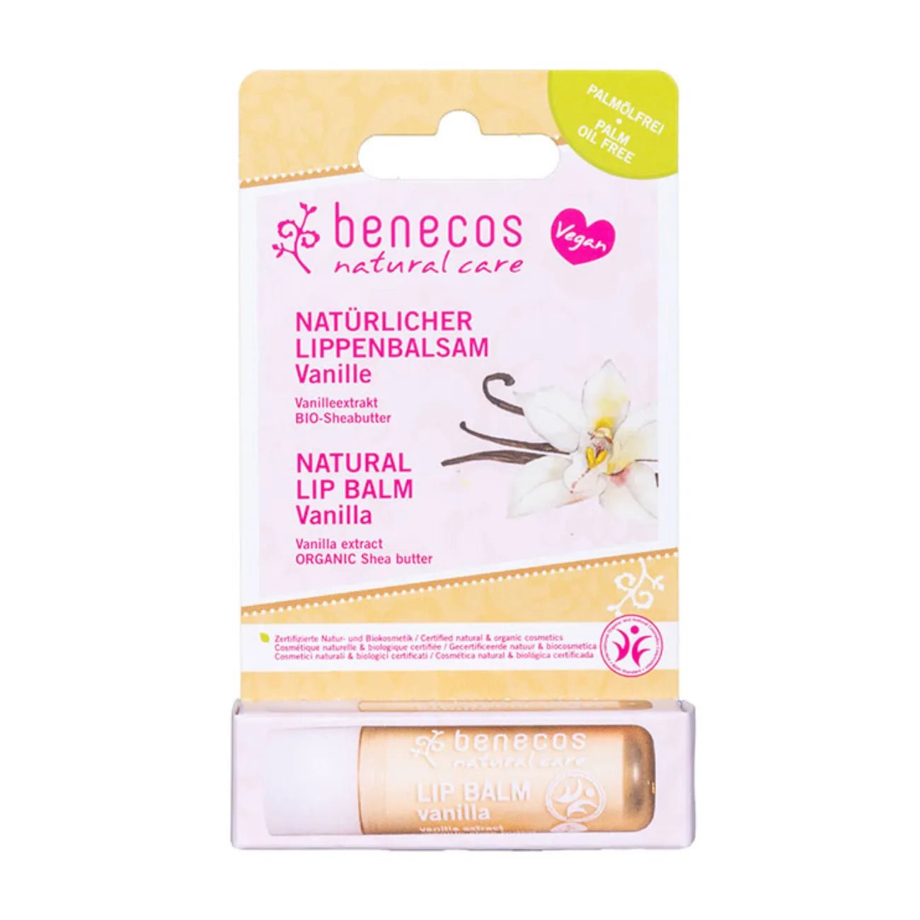Vegan Vanilla Lip Balm 4.7g - Benecos - Lip Balms - Benecos