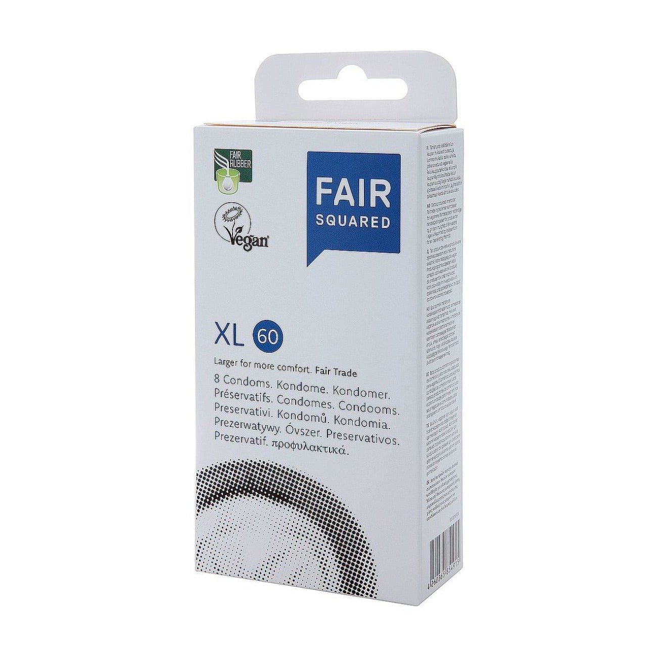 Vegetarian Condoms XL 60 8 packs - Fair Squared - Condoms - Eco Natural Products