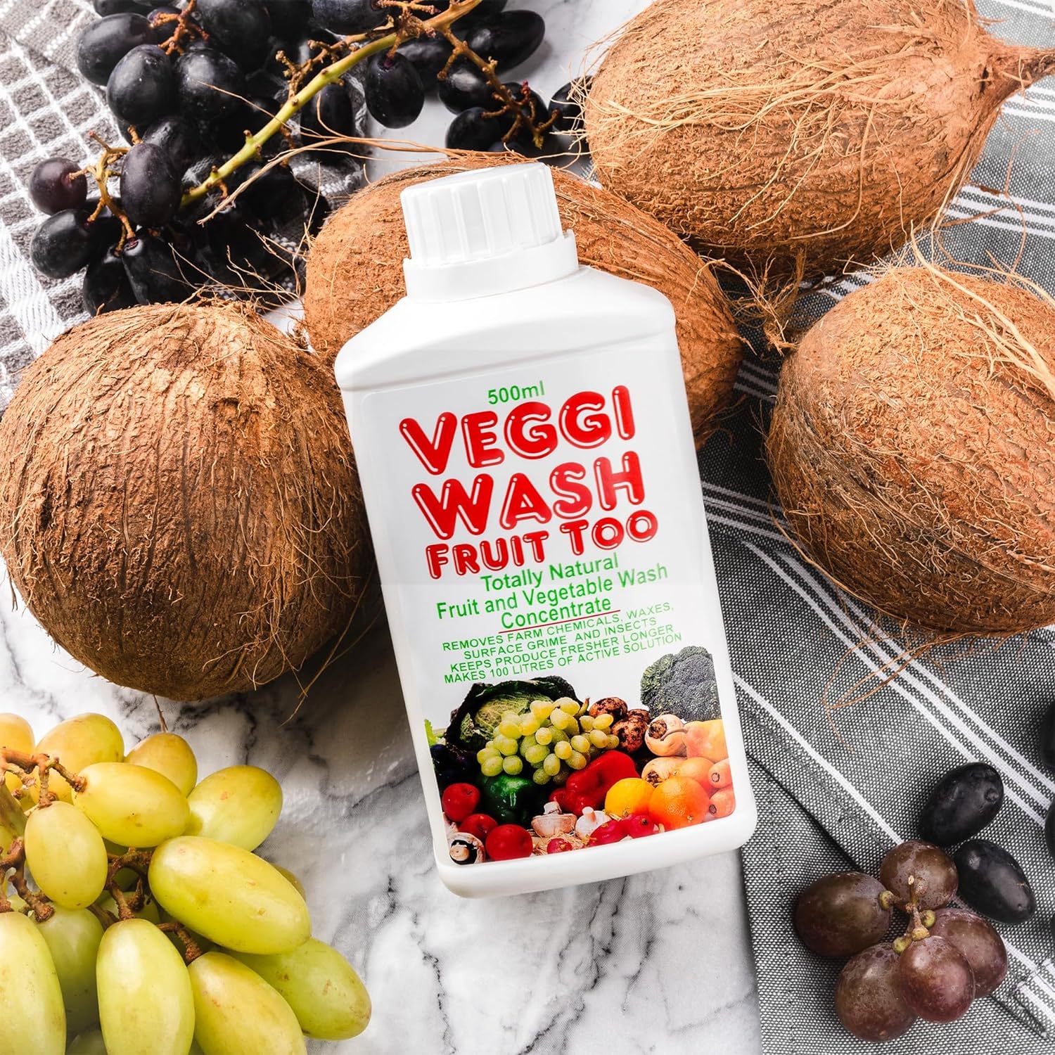 Veggi - Wash Concentrate 500ml - Veggi - Wash - Vegetable Wash - Eco Natural Products