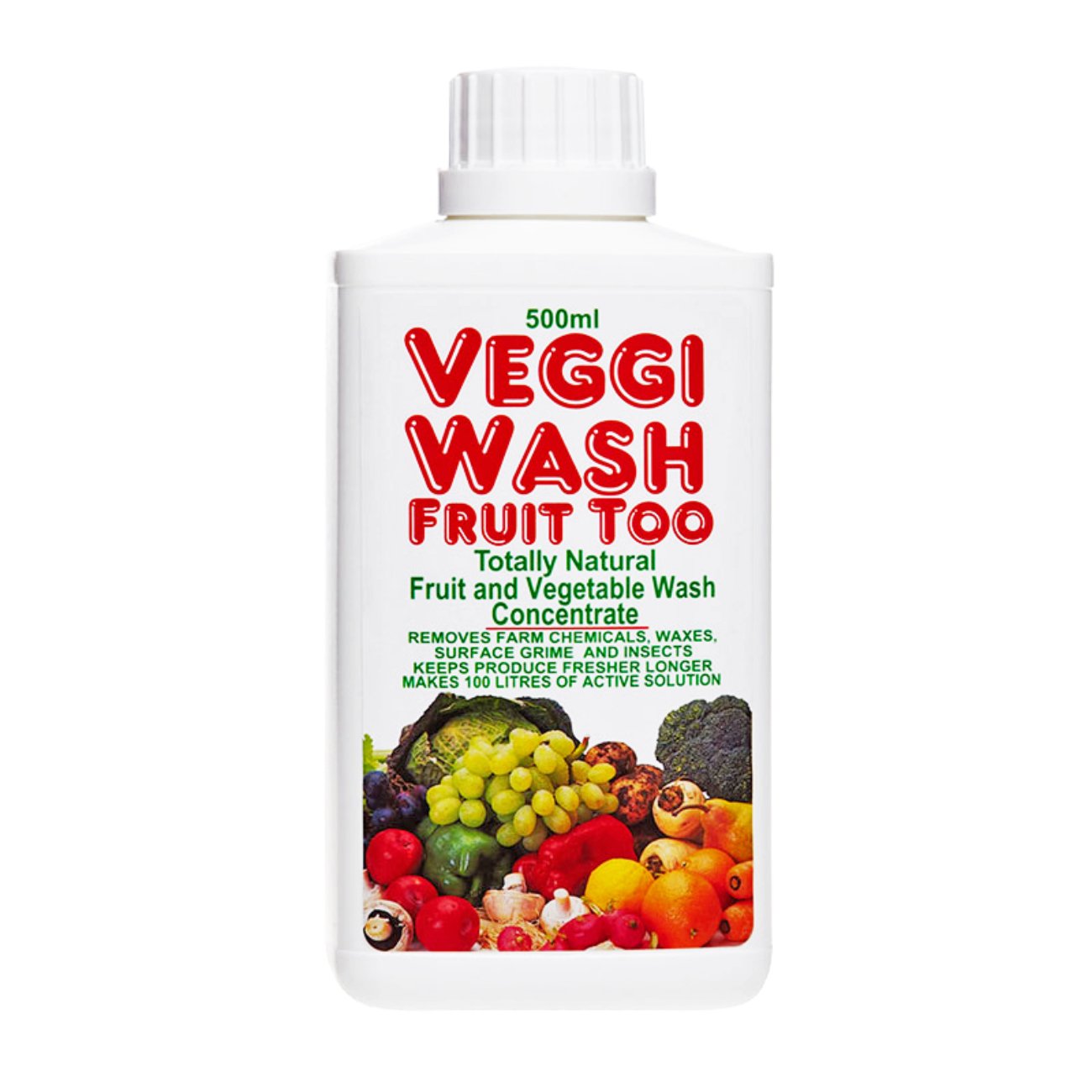 Veggi - Wash Concentrate 500ml - Veggi - Wash - Vegetable Wash - Eco Natural Products