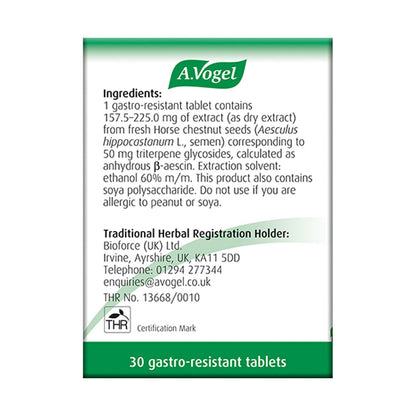 Venaforce Horse Chestnut 30 Tabs - A. Vogel - Herbal Supplement - Eco Natural Products