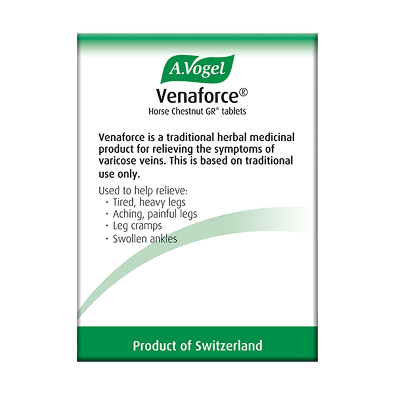 Venaforce Horse Chestnut 30 Tabs - A. Vogel - Herbal Supplement - Eco Natural Products
