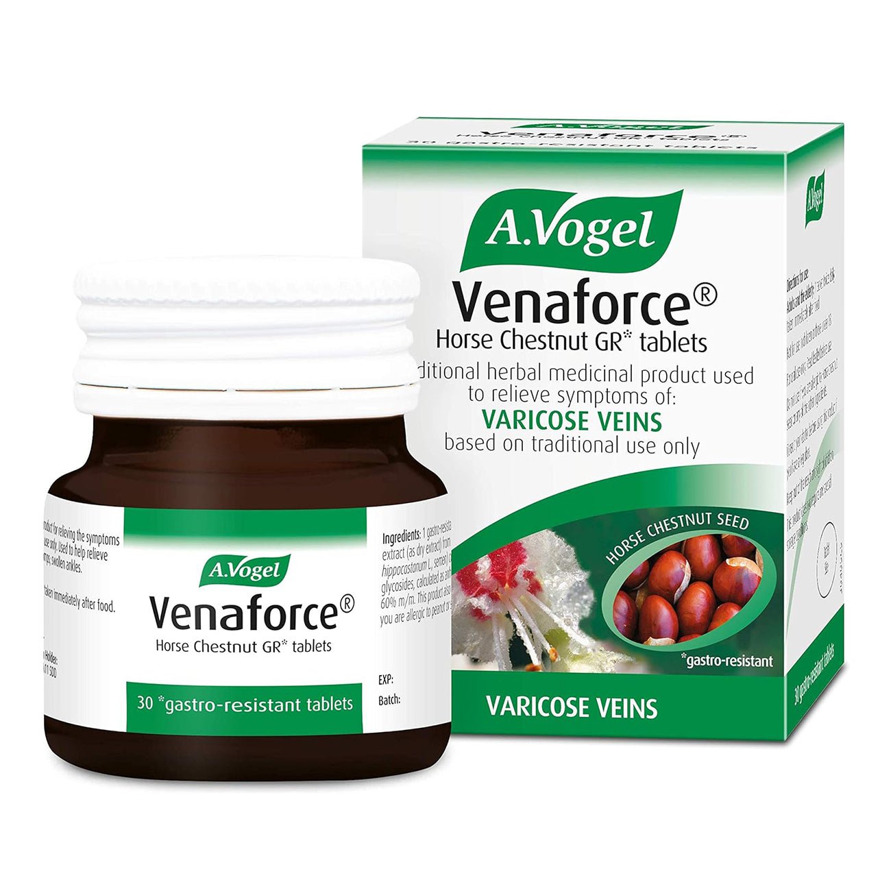 Venaforce Horse Chestnut 30 Tabs - A. Vogel - Herbal Supplement - Eco Natural Products