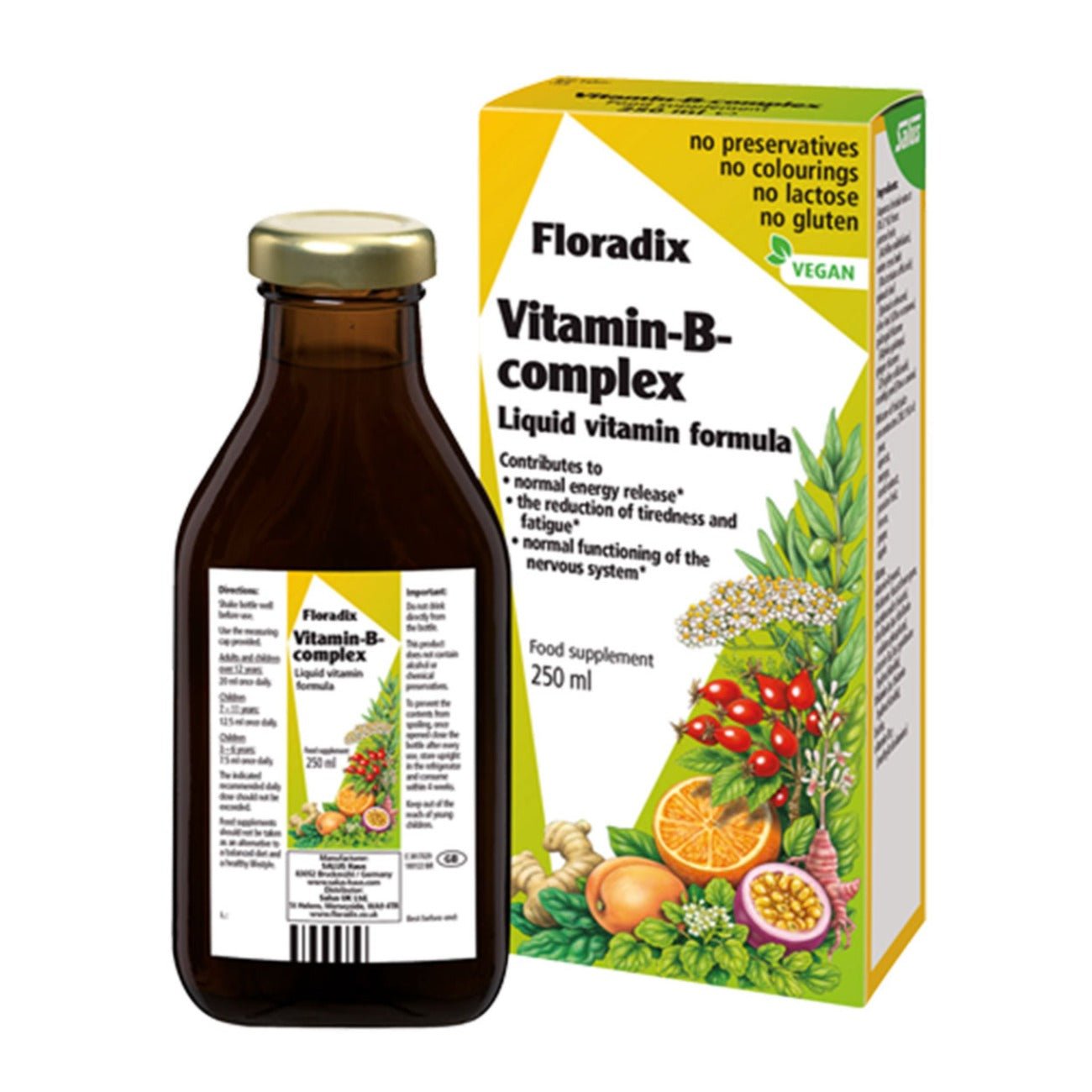 Vitamin B Complex 250ml [BLACK FRIDAY] - Eco Natural Products - Floradix - Food Supplement