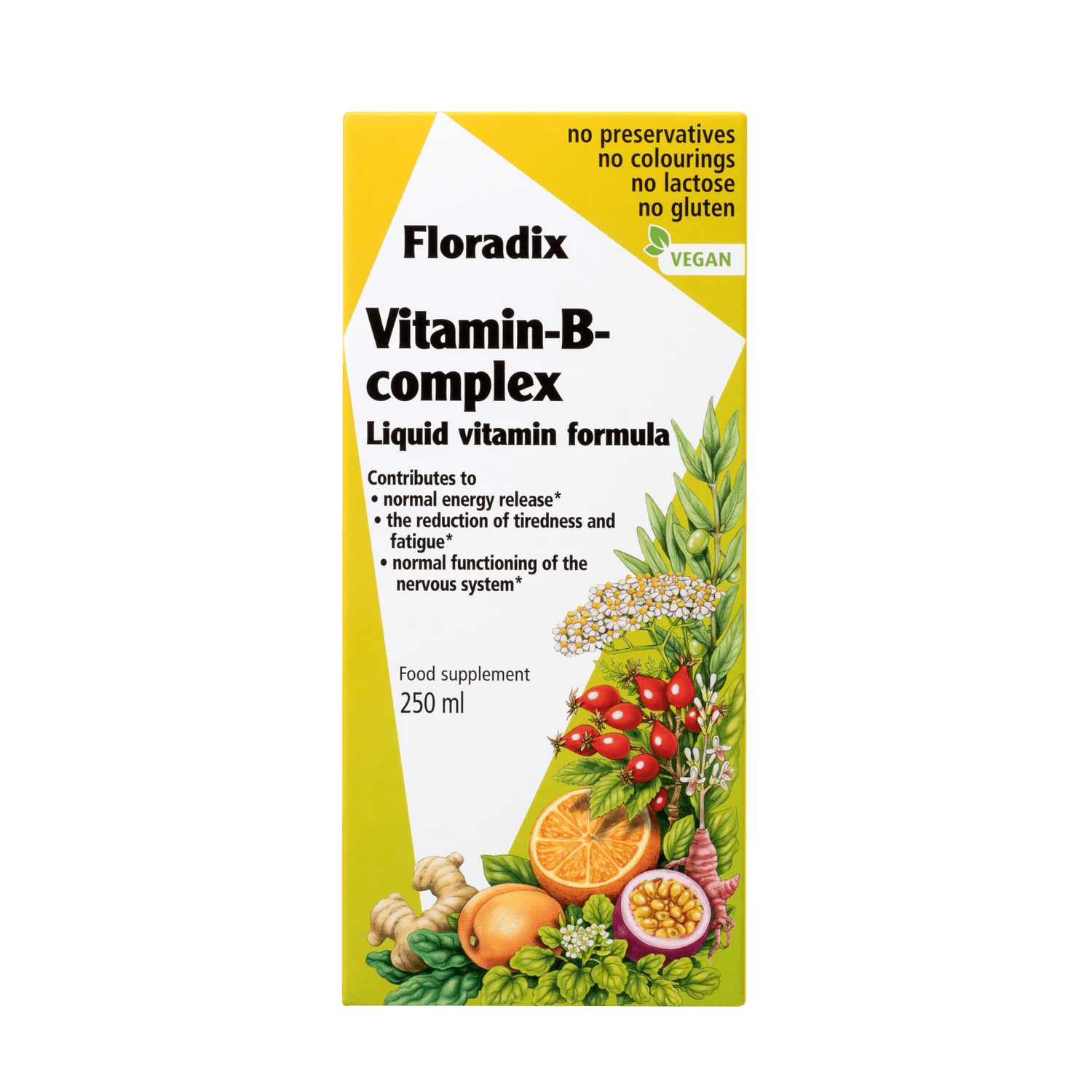 Vitamin B Complex 250ml - Floradix - Food Supplement - Eco Natural Products