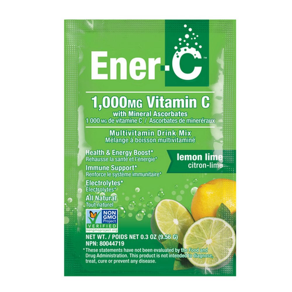 Vitamin C 1000mg Lemon Lime 30 Sachets [BLACK FRIDAY] - Eco Natural Products - Ener - C - Multivitamins