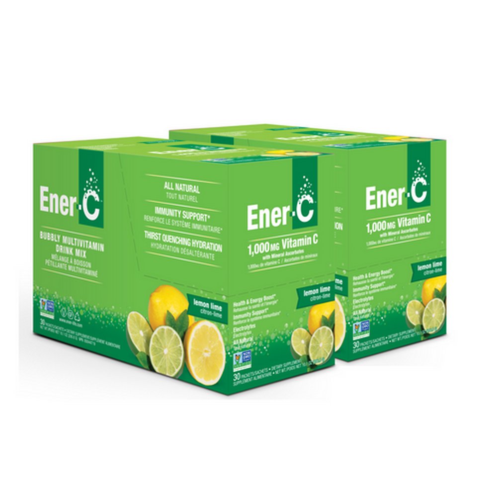 Vitamin C 1000mg Lemon Lime 30 Sachets [BLACK FRIDAY] - Eco Natural Products - Ener - C - Multivitamins