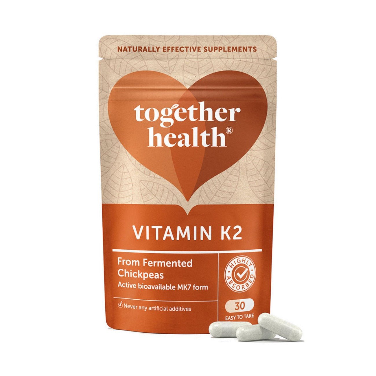 Vitamin K2 30 Capsules - Together Health - Food Supplement - Eco Natural Products