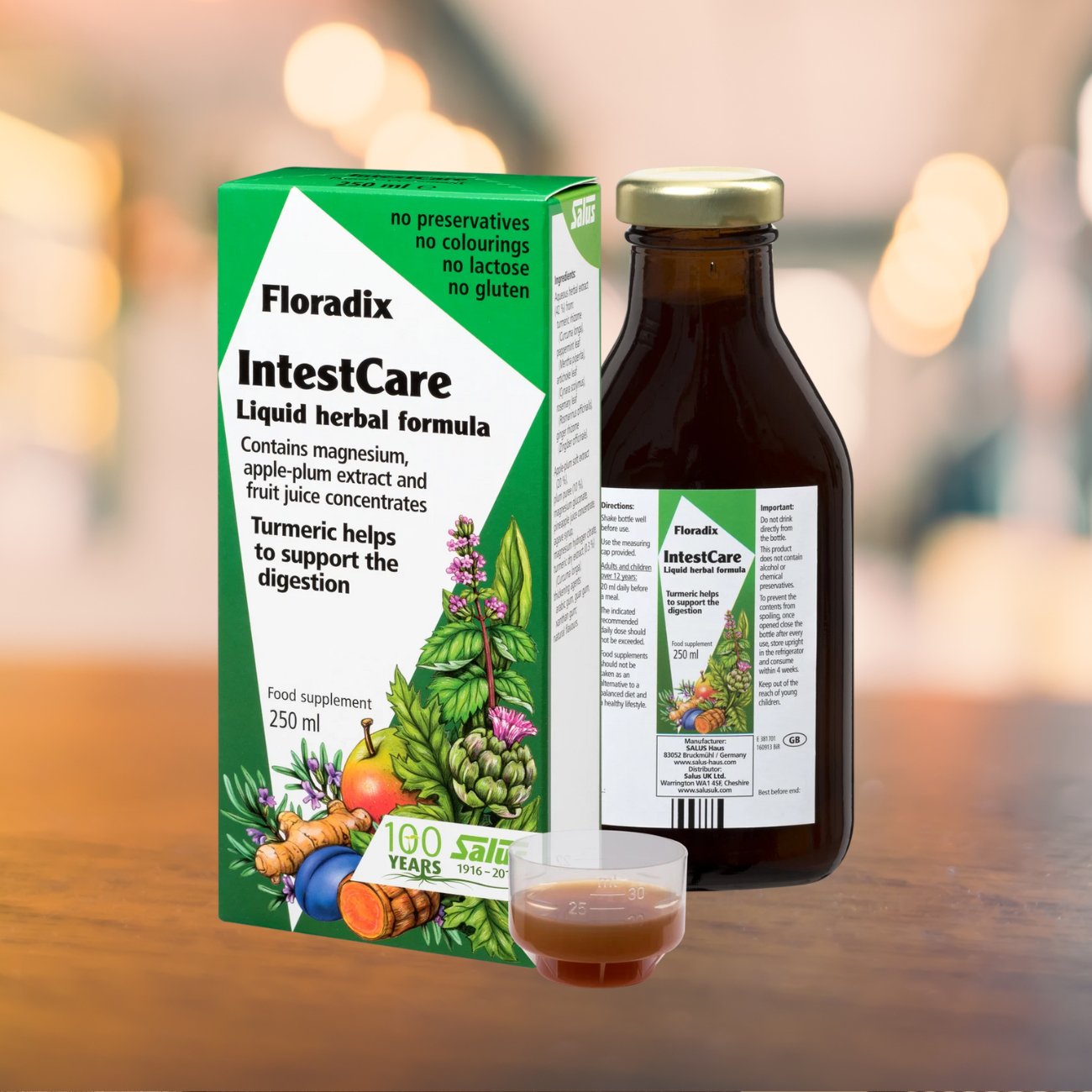 Vitamins IntestCare 250ml - Floradix - Food Supplement - Eco Natural Products