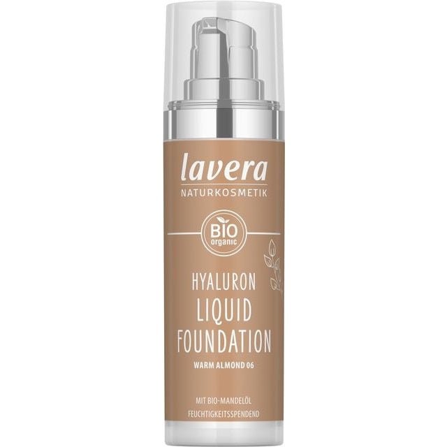 Warm Almond 06 Hyaluron Liquid Foundation SPF15 30ml - Lavera - Liquid foundation - Eco Natural Products