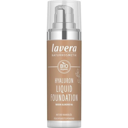 Warm Almond 06 Hyaluron Liquid Foundation SPF15 30ml - Lavera - Liquid foundation - Eco Natural Products