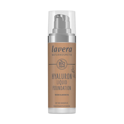 Warm Almond 06 Hyaluron Liquid Foundation SPF15 30ml - Lavera - Liquid foundation - Eco Natural Products