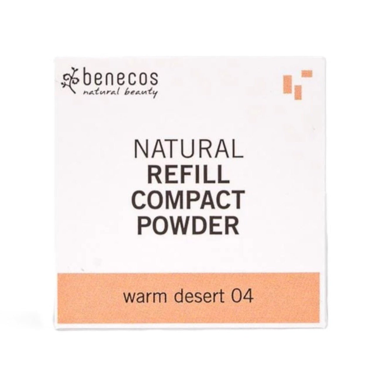 Warm Desert Compact Powder for Refillable Make Up Palette 6g - Benecos - Compact Powder - Eco Natural Products