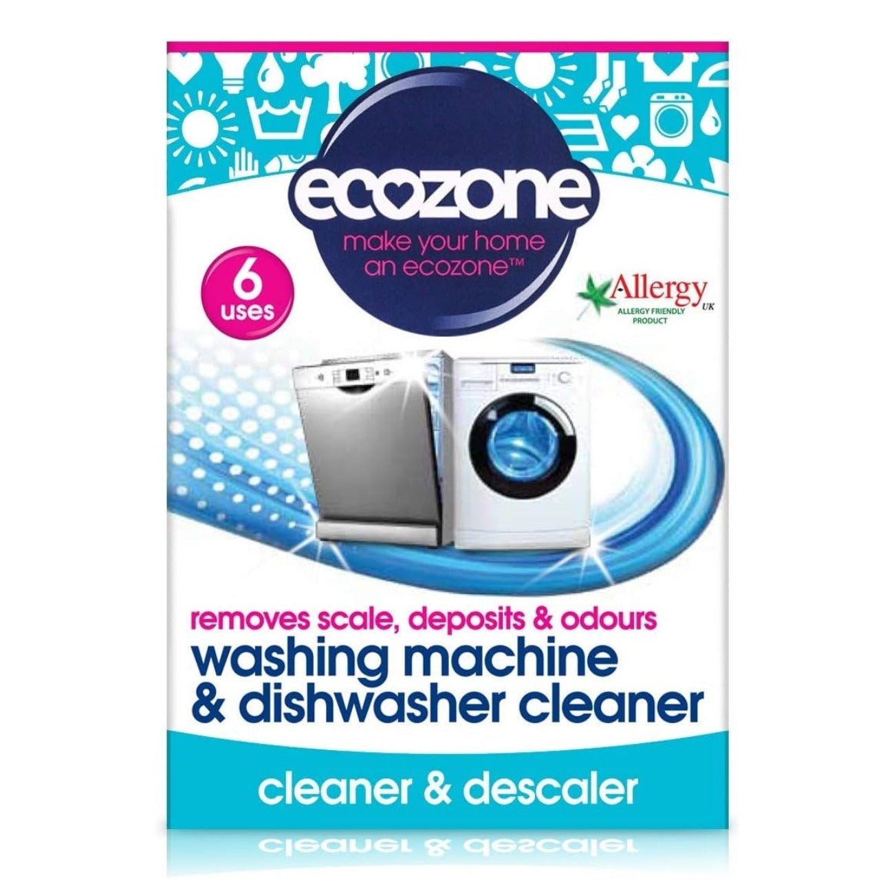 Washing Machine Dishwasher Cleaner 135g - Ecozone - Eco Natural Products