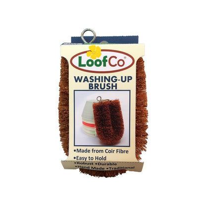 Washing - Up Brush Coir Fibre Plastic Free - LoofCo - Washing - Up Brush - Eco Natural Products