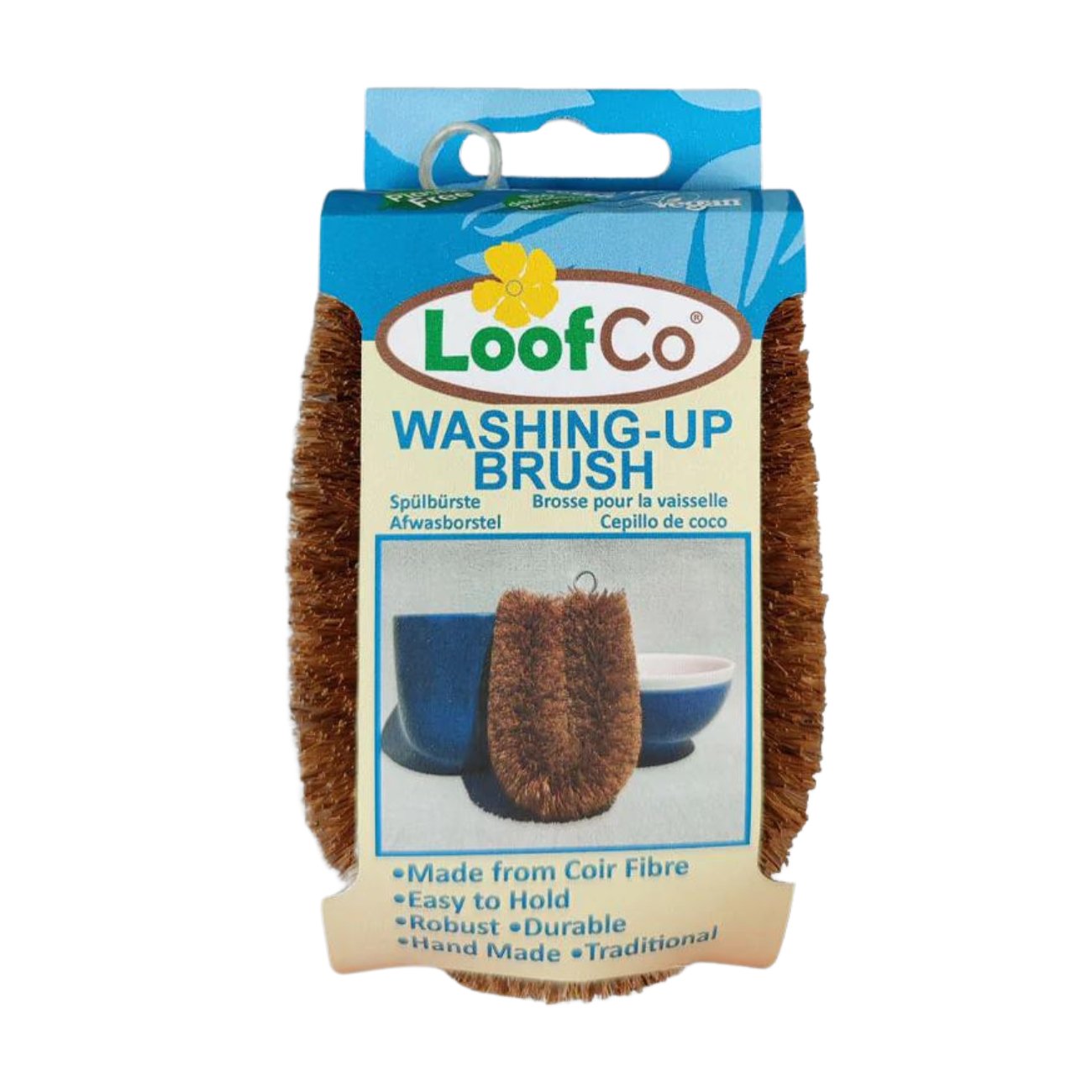 Washing - Up Brush Coir Fibre Plastic Free - LoofCo - Washing - Up Brush - Eco Natural Products