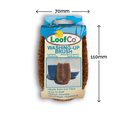 Washing - Up Brush Coir Fibre Plastic Free - LoofCo - Washing - Up Brush - Eco Natural Products
