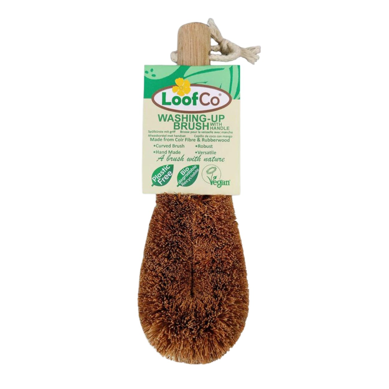 Washing - Up Brush with Handle - Eco Natural Products - LoofCo - Washing - Up Brush With Handle