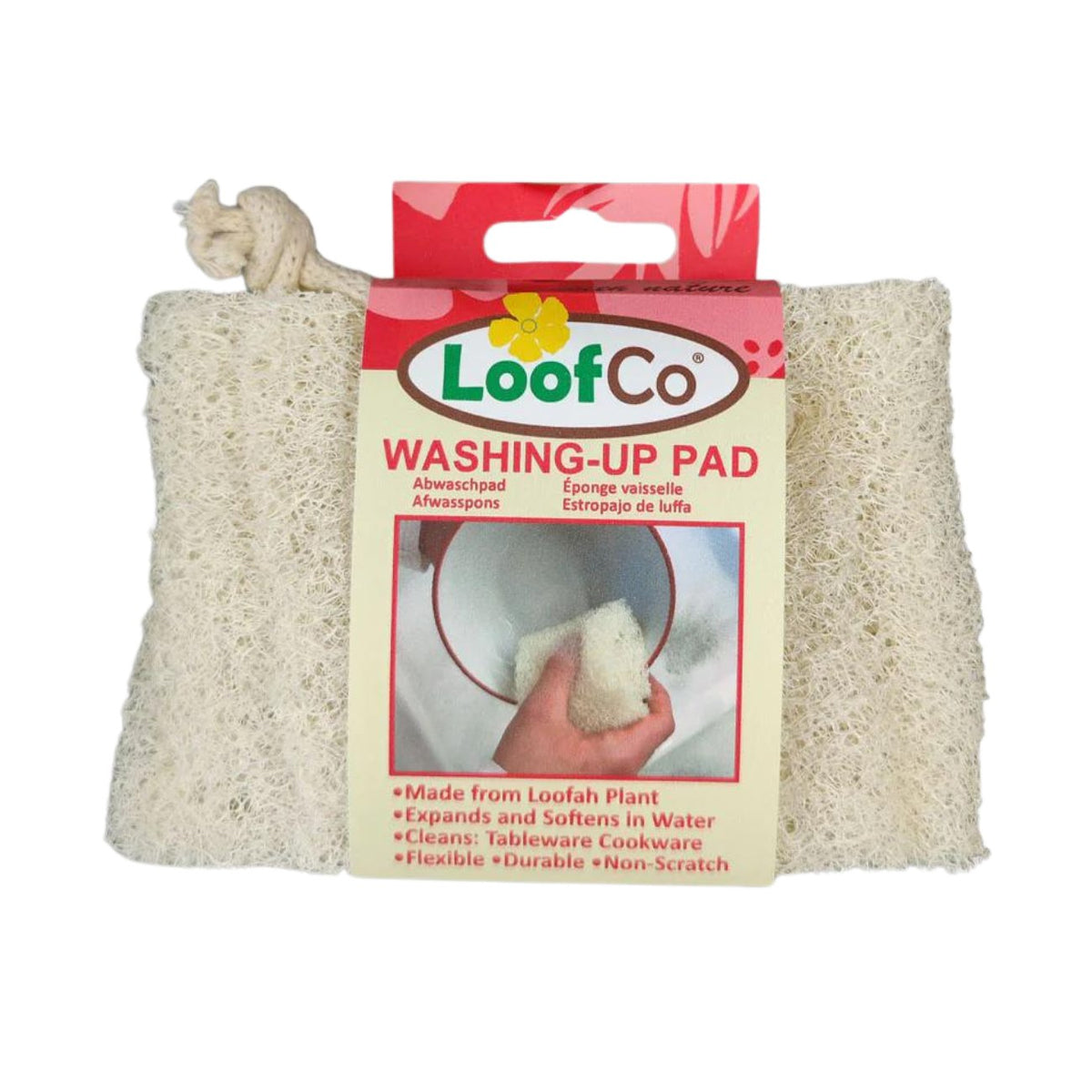 Washing - Up Pad Biodegradable and Plastic - free - LoofCo - Washing - Up Pads - Eco Natural Products
