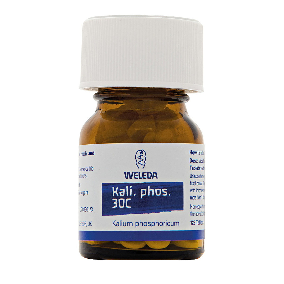Weleda Kali Phos 30C 125 Tablets bottle of tablets