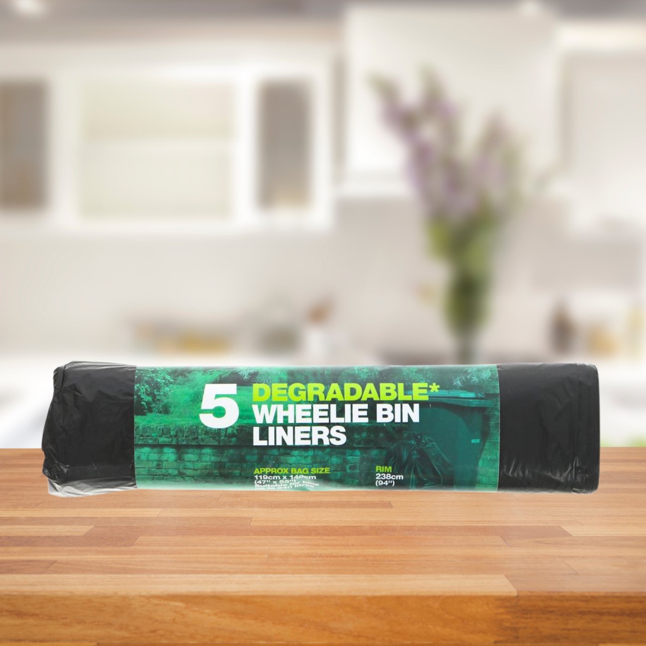 Wheelie Bin Liner 240 Ltr 5 Bags - D2w - Bag (Plastic) - Eco Natural Products