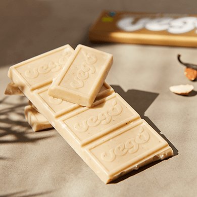 White Almond Chocolate Bar 50g - Vego - Chocolate - Eco Natural Products