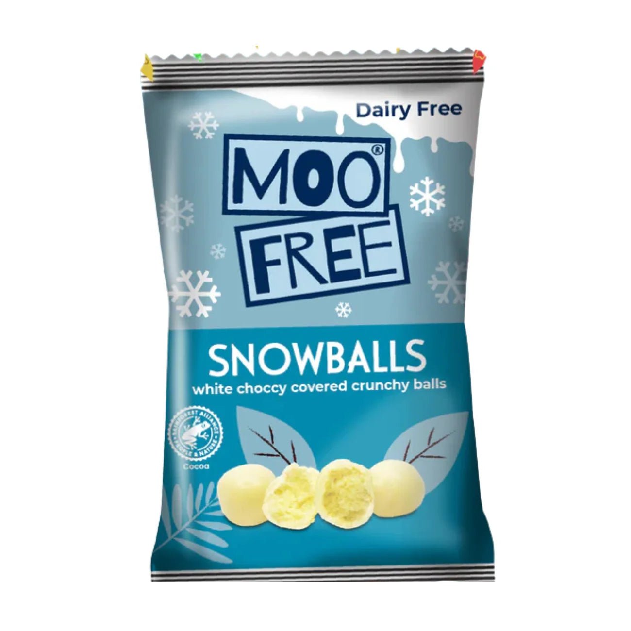 White Choccy Rocks Snowballs 35g - Moo Free - Chocolates - Moo Free