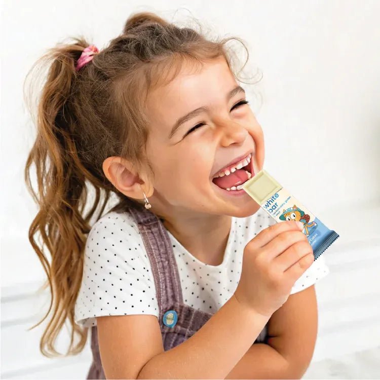 White Chocolate Dairy Free & Vegan Mini Bar 20g - Moo Free - Chocolate Bar - Moo Free