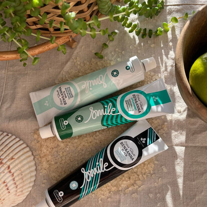 White with Fluoride Toothpaste Tube 75ml - Ben & Anna - Toothpaste - Eco Natural Products