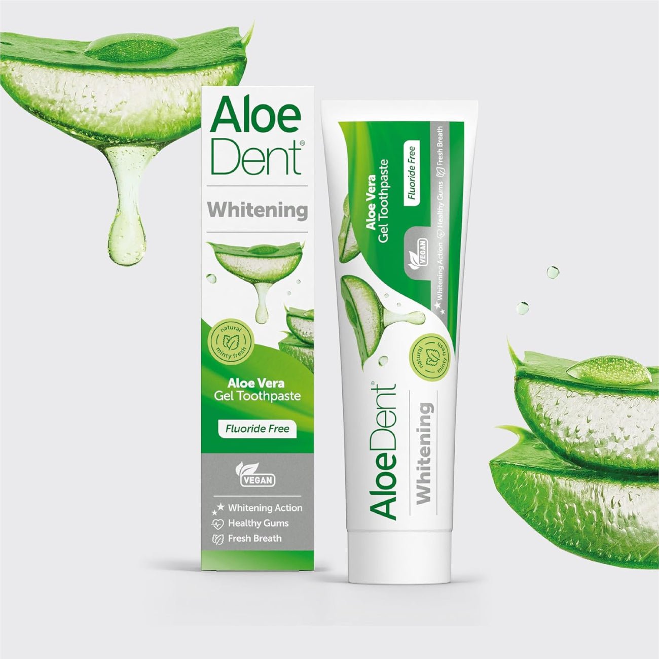 Whitening Aloe Vera Toothpaste 100ml - Aloe Dent - Toothpaste - Aloe Dent
