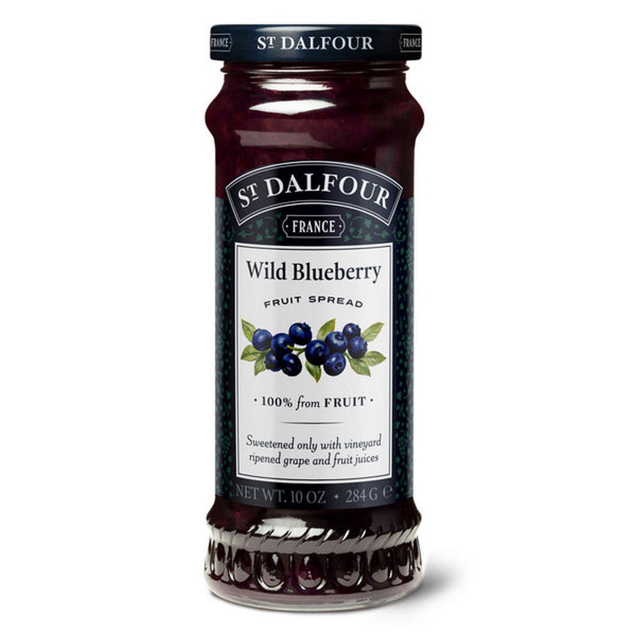 Wild Blueberry Fruit Spread 284g [BLACK FRIDAY] - Eco Natural Products - St Dalfour - Fruit Spread