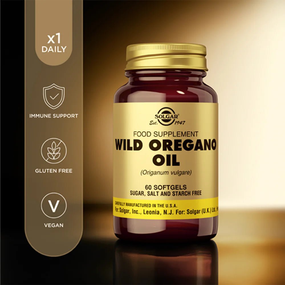 Wild Oregano Oil - 60 Softgels [BLACK FRIDAY] - Eco Natural Products - Solgar - Botanical & Food Supplements