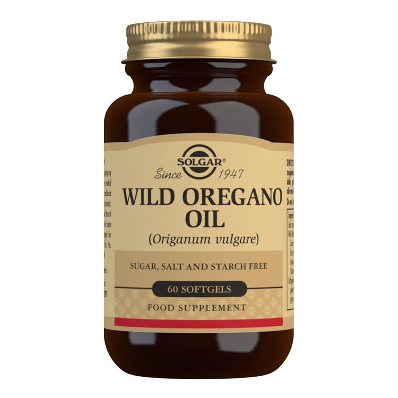 Wild Oregano Oil - 60 Softgels [BLACK FRIDAY] - Eco Natural Products - Solgar - Botanical & Food Supplements